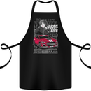 Tokyo Drifting Anime American Muscle Car Japan Cotton Apron 100% Organic Black