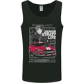 Tokyo Drifting Anime American Muscle Car Japan Mens Vest Tank Top Black