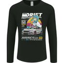 Tokyo Drifting Anime Drift Car Japan Mens Long Sleeve T-Shirt Black