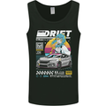 Tokyo Drifting Anime Drift Car Japan Mens Vest Tank Top Black