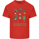 Too Many Plants Funny Gardening Gardener Kids T-Shirt Childrens Red