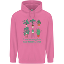 Too Many Plants Funny Gardening Gardener Mens 80% Cotton Hoodie Azelea