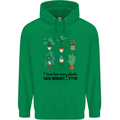 Too Many Plants Said Nobody Ever Gardening Mens 80% Cotton Hoodie Irish Green