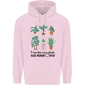 Too Many Plants Said Nobody Ever Gardening Mens 80% Cotton Hoodie Light Pink