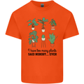 Too Many Plants Said Nobody Ever Gardening Mens Cotton T-Shirt Tee Top Orange