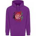 Torn Afghanistan Flag Afghan Day Football Childrens Kids Hoodie Purple