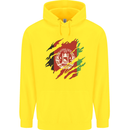 Torn Afghanistan Flag Afghan Day Football Childrens Kids Hoodie Yellow