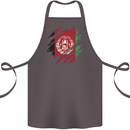 Torn Afghanistan Flag Afghan Day Football Cotton Apron 100% Organic Dark Grey