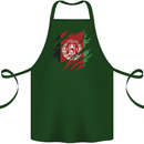 Torn Afghanistan Flag Afghan Day Football Cotton Apron 100% Organic Forest Green