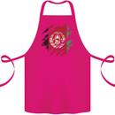 Torn Afghanistan Flag Afghan Day Football Cotton Apron 100% Organic Pink