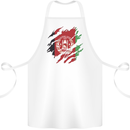Torn Afghanistan Flag Afghan Day Football Cotton Apron 100% Organic White