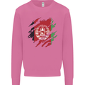 Torn Afghanistan Flag Afghan Day Football Mens Sweatshirt Jumper Azalea
