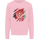 Torn Afghanistan Flag Afghan Day Football Mens Sweatshirt Jumper Light Pink
