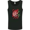 Torn Afghanistan Flag Afghan Day Football Mens Vest Tank Top Black