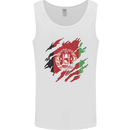 Torn Afghanistan Flag Afghan Day Football Mens Vest Tank Top White