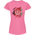 Torn Afghanistan Flag Afghan Day Football Womens Petite Cut T-Shirt Azalea