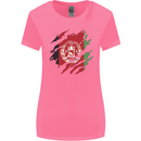 Torn Afghanistan Flag Afghan Day Football Womens Wider Cut T-Shirt Azalea