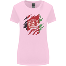 Torn Afghanistan Flag Afghan Day Football Womens Wider Cut T-Shirt Light Pink