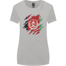 Torn Afghanistan Flag Afghan Day Football Womens Wider Cut T-Shirt Sports Grey