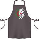 Torn Algeria Flag Algerian Day Football Cotton Apron 100% Organic Dark Grey