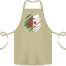 Torn Algeria Flag Algerian Day Football Cotton Apron 100% Organic Khaki