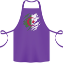 Torn Algeria Flag Algerian Day Football Cotton Apron 100% Organic Purple