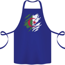 Torn Algeria Flag Algerian Day Football Cotton Apron 100% Organic Royal Blue
