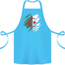 Torn Algeria Flag Algerian Day Football Cotton Apron 100% Organic Turquoise