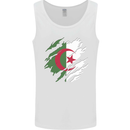 Torn Algeria Flag Algerian Day Football Mens Vest Tank Top White