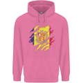 Torn Andorra Flag Andorran Day Football Mens 80% Cotton Hoodie Azelea
