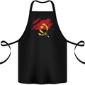 Torn Angola Flag Angolan Day Football Cotton Apron 100% Organic Black