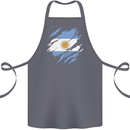 Torn Argentina Flag Argentinian Day Football Cotton Apron 100% Organic Steel