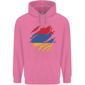 Torn Armenia Flag Armenian Day Football Childrens Kids Hoodie Azalea