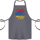 Torn Armenia Flag Armenian Day Football Cotton Apron 100% Organic Steel