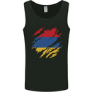 Torn Armenia Flag Armenian Day Football Mens Vest Tank Top Black