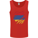 Torn Armenia Flag Armenian Day Football Mens Vest Tank Top Red