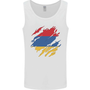 Torn Armenia Flag Armenian Day Football Mens Vest Tank Top White