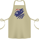 Torn Australia Flag Australian Day Football Cotton Apron 100% Organic Khaki