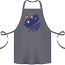 Torn Australia Flag Australian Day Football Cotton Apron 100% Organic Steel