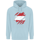 Torn Austria Flag Austrian Day Football Childrens Kids Hoodie Light Blue