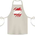 Torn Austria Flag Austrian Day Football Cotton Apron 100% Organic Natural