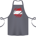 Torn Austria Flag Austrian Day Football Cotton Apron 100% Organic Steel