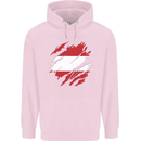 Torn Austria Flag Austrian Day Football Mens 80% Cotton Hoodie Light Pink