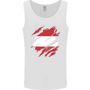 Torn Austria Flag Austrian Day Football Mens Vest Tank Top White