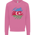 Torn Azerbaijan Flag Azerbaijani Day Football Mens Sweatshirt Jumper Azalea