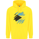 Torn Bahamas Flag Bahamians Day Football Childrens Kids Hoodie Yellow