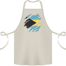 Torn Bahamas Flag Bahamians Day Football Cotton Apron 100% Organic Natural