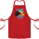 Torn Bahamas Flag Bahamians Day Football Cotton Apron 100% Organic Red