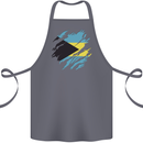 Torn Bahamas Flag Bahamians Day Football Cotton Apron 100% Organic Steel