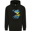 Torn Bahamas Flag Bahamians Day Football Mens 80% Cotton Hoodie Black
